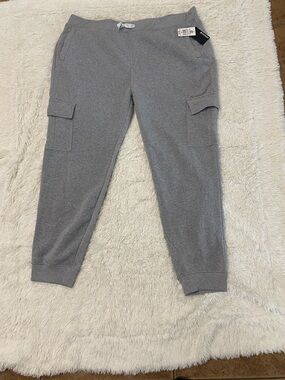 South Pole Gray Cargo Jogger Sweatpants